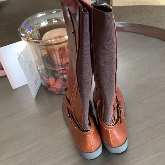American Eagle Brown Tall Boots Horse Riding Style New Sz 7.5 - Picture 7 of 7